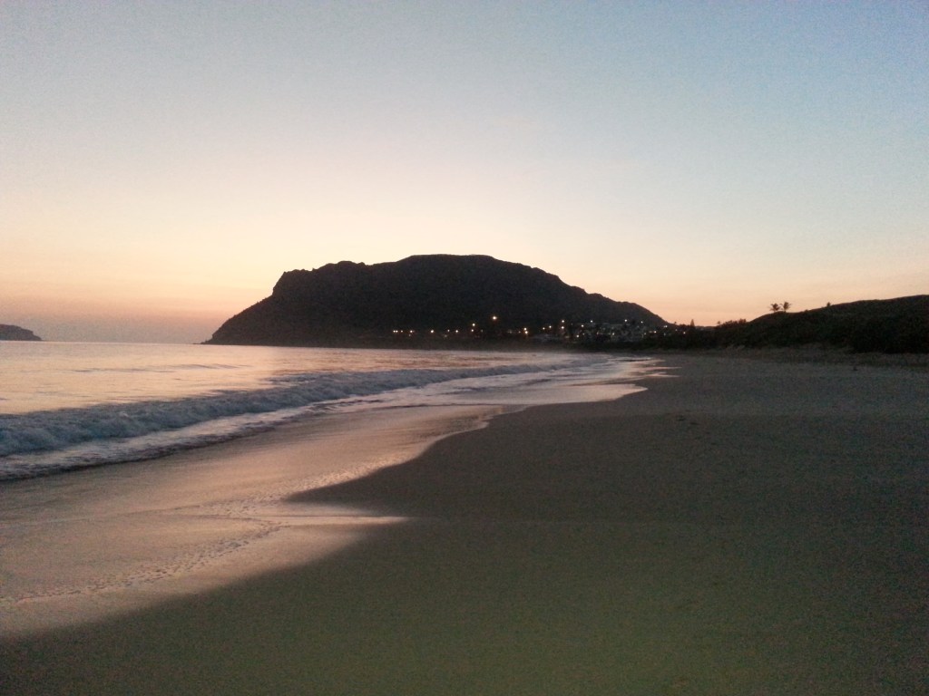 North Beach at sunrise. (MCBH, 2014)